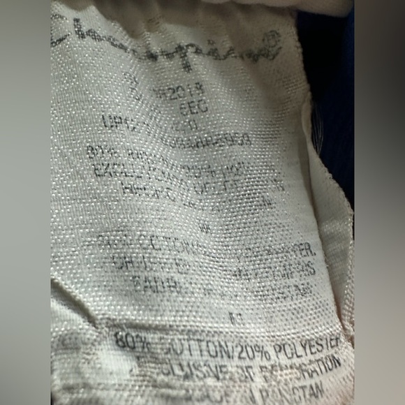 Champion Reverse Weave Blue Hoodie M - Picture 7 of 7